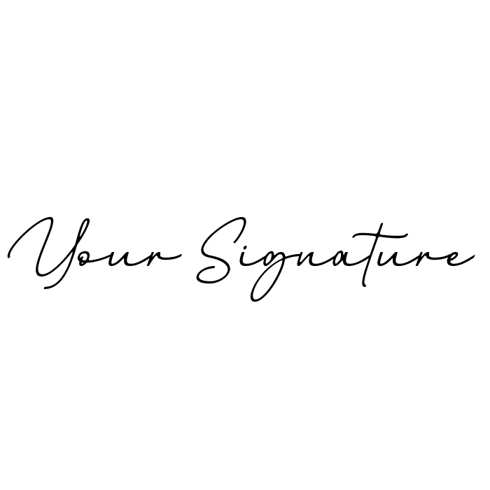 Signature Preview